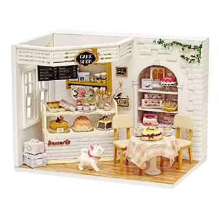 CUTE ROOM 智趣屋 手作袖珍屋 附防塵罩 3014 1組, 蛋糕日記 多色