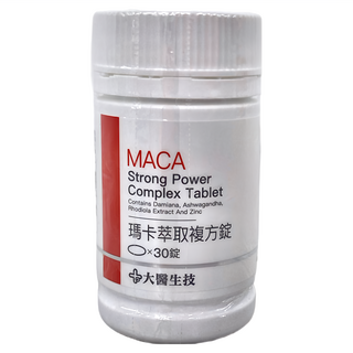 大醫生技 瑪卡萃取複方錠 含葫蘆巴 透納葉萃取, 30顆, 1罐
