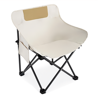 折疊月亮椅 成人款, 白色, 1個