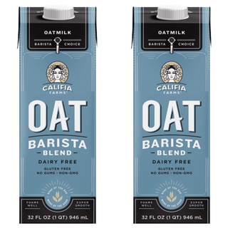 CALIFIA FARMS 無糖燕麥奶 咖啡師配方 低麩質 純素可用 非基因改造, 946ml, 2瓶