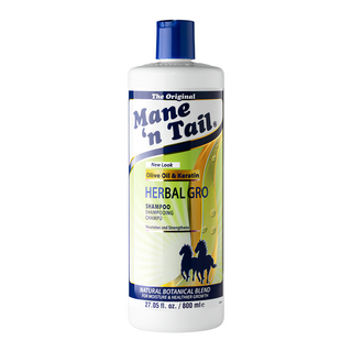 Mane 'n Tail 箭牌馬 草本洗髮精, 天然草本成分, 防止受損、捲曲和分叉, 大瓶包裝, 800ml, 1瓶