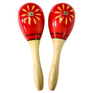 沙鈴 木框 橢圓 Set 2 手工雕刻高級木質外殼 音質柔和 輕搖發聲, 25 x 8 x 8cm, 1組, KingRosa