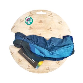 ATUNAS 歐都納 COOLMAX 抗菌頭巾, 吸濕排汗 涼爽 快乾, F, 深藍