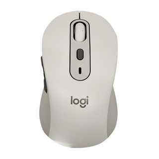 logitech 羅技 多工靜音無線滑鼠 61.8 x 37.8 x 107.19mm 101.2g, M750, 珍珠白