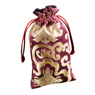 財神小舖 十二生肖開運祈福福袋 狗生肖, 深紫色, 1個