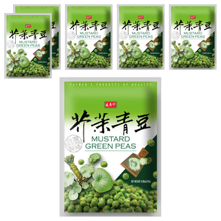 盛香珍 芥茉青豆, 240g, 6包