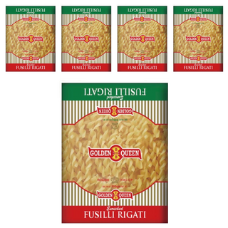 聯華製粉 金后 螺絲麵 蛋白質含量高 口感Q彈 帶有麥子香氣, 500g, 5包