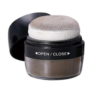 Chandelle 澎蓬黑潤髮粉 含美容髮油保濕成分 遮蓋白髮 修飾頭皮, 深棕, 1罐