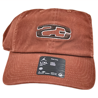 NIKE 耐吉 JORDAN 喬丹 U J CLUB CAP US CB FLT ESS GX, 咖紅色, 1個