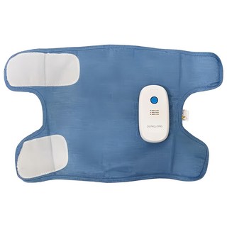 東龍無線氣壓式按摩腿帶, 亞麻布材質, 溫熱熱敷, TL-2101