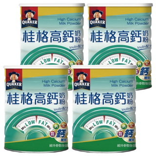 QUAKER 桂格 高鈣奶粉Inulin配方, 750g, 4罐
