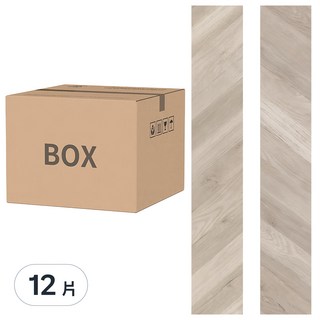 鴻民家飾 超耐磨免刷膠自黏木紋地板貼, CUPA14, 15 x 91cm