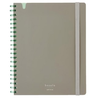 KOKUYO 國譽 Sooofa軟線圈筆記本 B6, 灰色, 1本