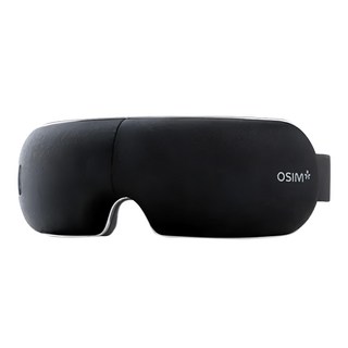 OSIM 護眼樂 Air OS-1202 眼部按摩器，溫熱氣壓按摩，舒緩眼部疲勞，可調節鬆緊, Black