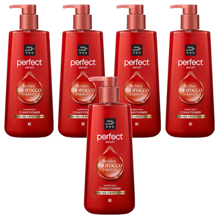 mise en scene 魅尚萱 Perfect精華護髮素，摩洛哥黃金堅果油 超級滋潤, 680ml, 5瓶