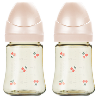 GROSMIMI PPSU奶瓶 無奶嘴, 櫻桃玫瑰金色, 200ml, 2個