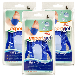 expertgel 樂捷足弓減壓綁帶 舒適支撐 舒緩足部壓力, L(24.5〜27cm), 3個