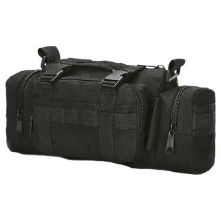 E.City 多功能3用帆布戰術包, 23x15x9cm, 黑色/ACU迷彩/叢林迷彩/CP迷彩/三沙, 1個