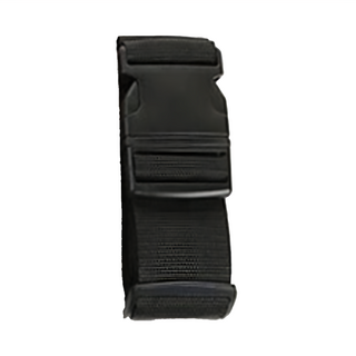 一字行李箱綁帶, 2m, 黑色