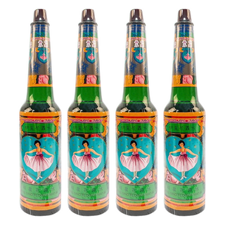 明星 花露水 經典家庭號 70%食用級酒精 台灣製造, 300ml, 4瓶