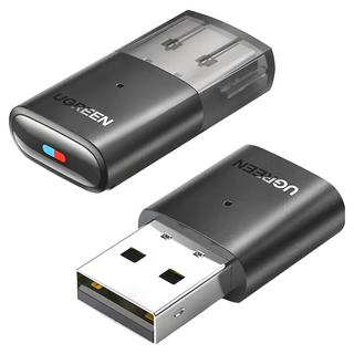 UGREEN 綠聯 USB藍芽接收器 5.0, DV101, 黑色, 1組