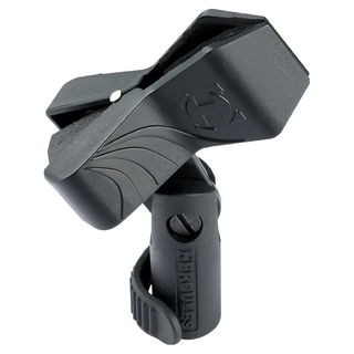 HERCULES 海克力斯 快拆式麥克風夾頭, EZ握把高度調節，吊桿夾設計，適用於標準尺寸麥克風支架, MH100B, 黑色, 1個