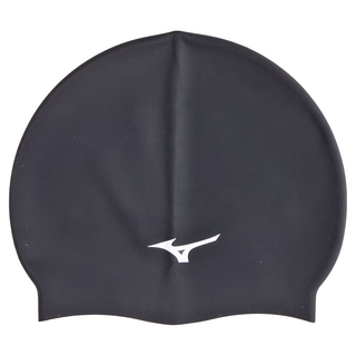 MIZUNO 美津濃 矽膠泳帽 N2TWB55300, 黑白, 1個