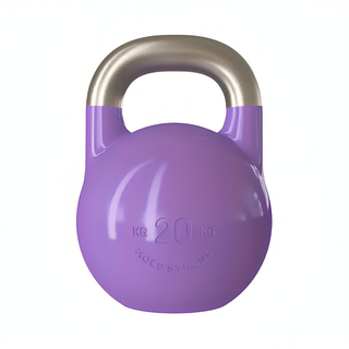 HOLD STRONG ELITE系列 競技壺鈴 握把寬度3.3cm 高度28cm 寬度20cm, 紫色, 20kg, 1個