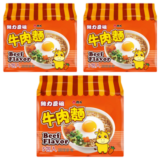 維力 原祖 牛肉風味麵 70g, 15包