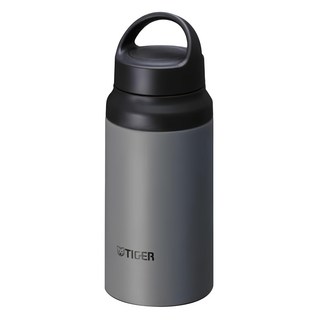 TIGER 虎牌 抗菌加工運動型保溫瓶 易握把手, 無尾熊灰, 400ml, 1個