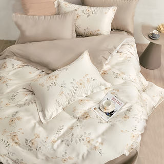 LoveCity 寢城之戀 50支100%萊賽爾天絲雙人床包枕套組