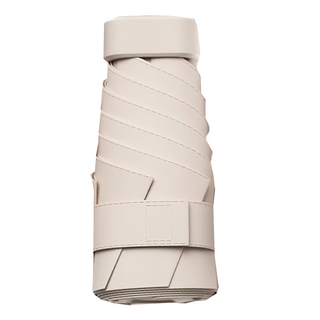 小麥購物 口袋摺疊傘 Set 2支, 黑膠 鋁合金 烤漆, 梧桐米