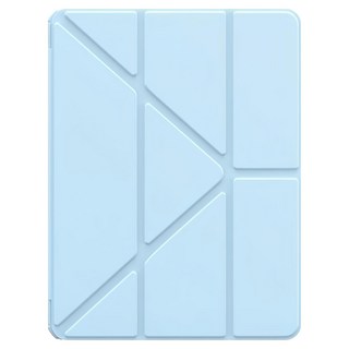 Baseus 倍思 簡尚 Y型 三折保護套, 天藍色, 1個