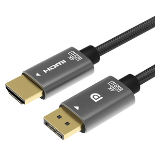 POLYWELL 寶利威爾 DP轉HDMI訊號轉換線 1.8m, PW15-W46-A025, 1條