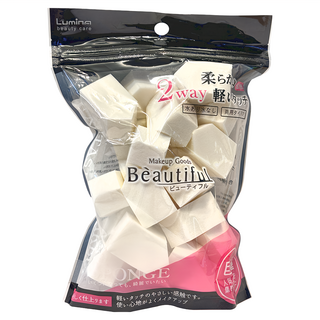 Lumina 露蜜 基礎柔軟海綿巨量包 五角型25入 SBR乳膠海綿, L-NS35, 1包