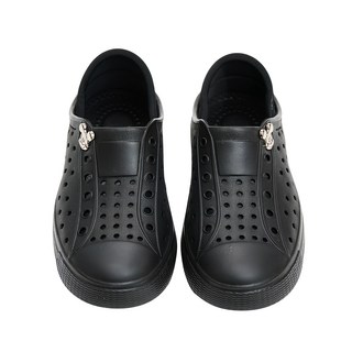 BORUI 柏睿鞋業 兒童款 飾扣造型輕量休閒洞洞便鞋