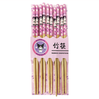 KUROMI 酷洛米 筷子組 5雙, 粉色, 5雙筷子, 1組