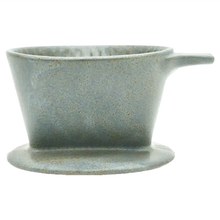 CHIPS Ancient Pottery 古董風咖啡濾杯 1-2杯 陶瓷 日本製, 11.8 x 10 x 6.8 cm 灰色, 1個