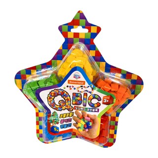 Donerland 立體自黏可拆方塊泡棉積木 Set (5色), 多色, 1組