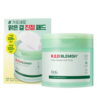 Dr.G Red Blemish 淨膚雙效棉片 190ml, 1個, 60片