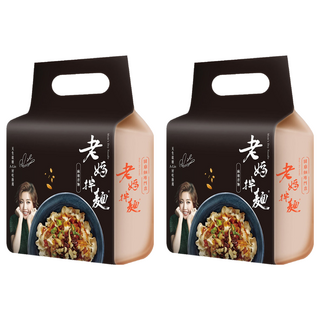 老媽拌麵 麻辣拌麵, 古法日曬手工製作, 麵條Q彈有勁, 醬料完美附著關廟刀削麵, 8包