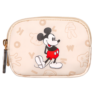 Disney 米奇 復古米奇 雙層零錢包, 米色, 12 x 8.5 x 3cm