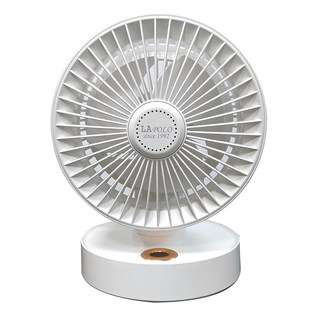 LA POLO 藍普諾 USB擺頭風扇 6檔風速 帶睡眠風 LED面板顯示 可拆卸網罩, LA-S7230, 白色