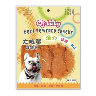 Qt baby 大肚量 蜜汁雞胸片 犬用 活力 健康 美味, 雞肉, 320g, 1包