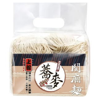 上智 蕎麥關廟麵 傳承古法 手工精製 Q彈有勁 久煮不爛, 900g, 1包