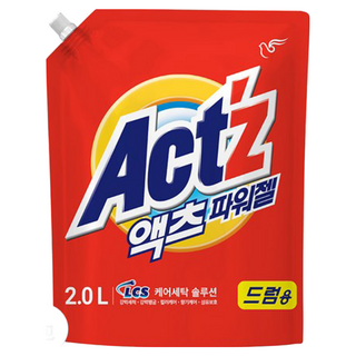 Act'z 強效潔淨洗衣精補充包 滾筒洗衣機專用, 2L, 2包