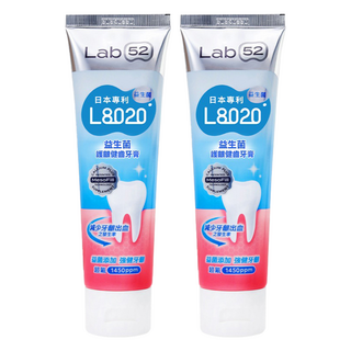 Lab52 齒妍堂 益生菌護齦健齒牙膏 L8020 日本專利益生菌, 110g, 2條