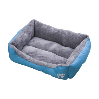 毛皇上 四季寵物床 U型窩, 1個, 天藍色