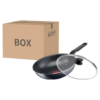 Tefal 特福 戰神系列 不沾小炒鍋 附玻璃蓋 B5821902, 28cm, 1組