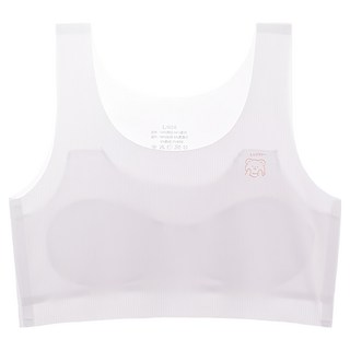 愛北鼻 蠶絲發育內衣, 輕柔透氣, 無鋼圈設計, 舒適自在, 2XL(90碼), 淺紫色